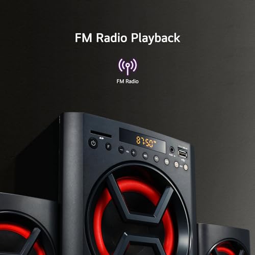 Image of LG XBOOM LK72B, Bass Blast+, USB, FM Radio, Bluetooth, AUX in, SD Card (Black)