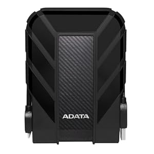 ADATA HD710 Pro - 1 TB, externe Festplatte mit USB 3.2 Gen.1, IP68-Schutzklasse, schwarz, langlebig, wasserdicht und staubdicht mit militärischer Zähigkeit in mehrschichtigen Festplatten