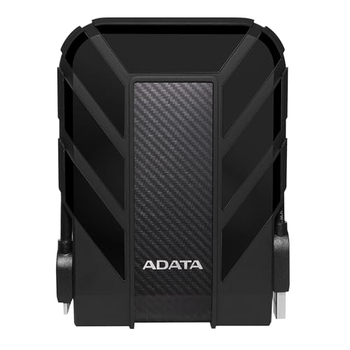 ADATA HD710 Pro - 1 TB External Hard Drive - Shockproof, Waterproof & Dustproof - Durable Storage - For Gamers, Students & Professionals - Mac, PC & Linux Compatible - Black - AHD710P-1TU31-CBK