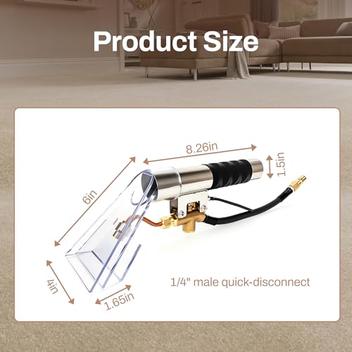 Extractor Wand/Extractor Head,Cleaning Accessory For Vacuum Cleaners,It Features A Sealed Spray Design For Efficient Spraying,Suitable For Cleaning Carpets And Vehicle Interiors - Image 5
