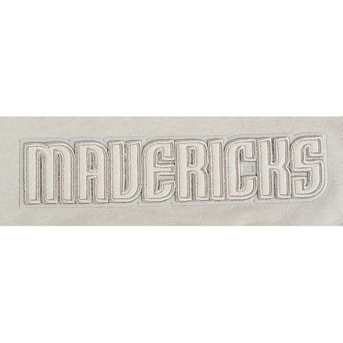 Pro Standard Big Girls NBA Dallas Mavericks Neutral Pull Over Hoodie Taupe Xl by Pro Standard - Image 3