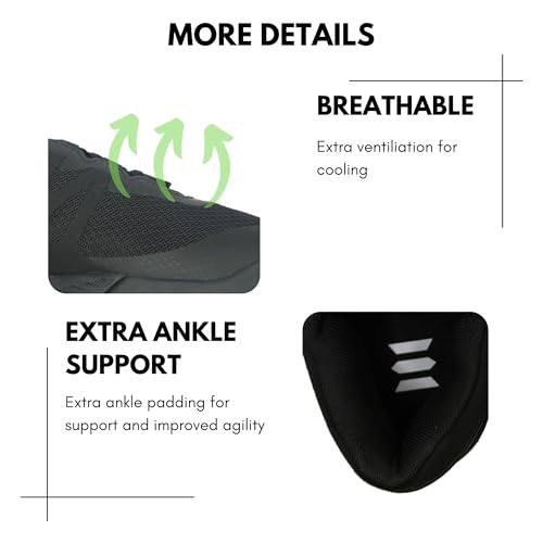 Men's Vector Pickleball Shoes – Indoor/Outdoor Court Tennis Shoes with Extra Support and Durability2