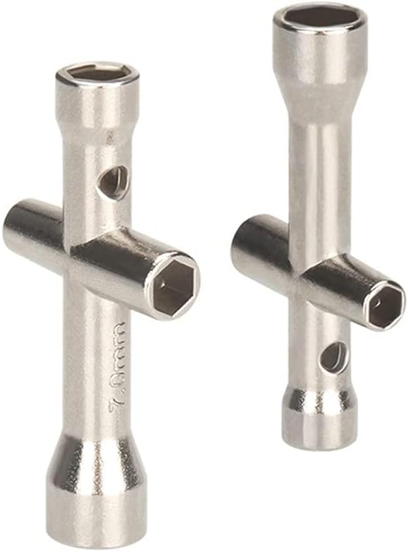 xcluma Nozzle Mini Spanner M2 M2.5 M3 M4 Screw Nut Hexagonal Cross Wrench Sleeve Mini Socket Maintenance Tool 3D Printer Parts
