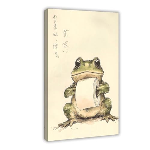 Toile de salle de bain grenouille amusante pour égayer une pièce sombre sans travaux