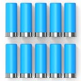 FIREGOWIN Pro 12GA Dummy Rounds – Training Snap Caps, Reusable Dry Fire Training Round with Rubber Primers -Blue Type 10 Pack
