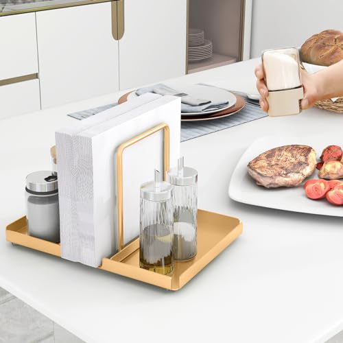 Audmore H-NH02-GOLD Napkin Holder, Metal Napkin Holder thumb #4