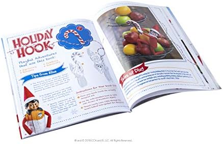 Elf on The Shelf Scout Elves at Play Kit with Ideas Book - Christmas Elf on The Shelf Accessories Set - Elf on The Shelf Props Pack - Elf Arrival Kit for Elf on The Shelf Girl & Boy Scout Elf Dolls