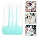 MERRYHAPY 1set Silicone Pet Toothbrushes for Small Dogs and Cats Ergonomic Grip for Easy Cleaning Gentle Brushing for Healthy Teeth and Gums for Daily Use