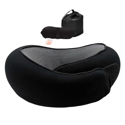Almofadas de viagem para aviões, Almofada de pescoço de avião | Almofada de viagem ergonômica | Trav