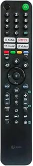 Compatible with Sony Bravia TV Remote Control RMF-TX520p Model with Bluetooth Voice Command Suitable for A80J X80J X85J X90J X95J Series Smart 4K Google TV LED UHD Television - Pairing Must!