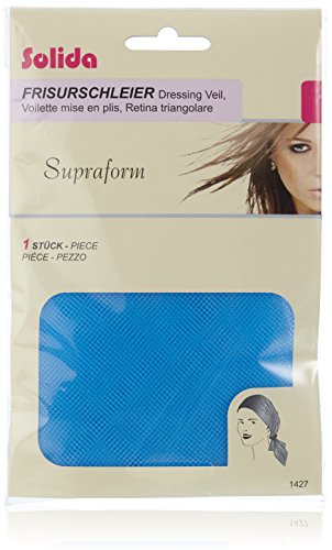 Preisvergleich Produktbild Solida Frisurschleier Supraform, blau, 4er Pack (4 x 1 Stück)