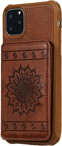 Étui iPhone 12 Pro Max avec lanière amovible en cuir synthétique noir protecteur
