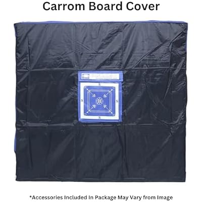 Siscaa Fighter Carrom Board Black Board Fast English Birch Ply Best Carrom Board (Champion, 16mm)