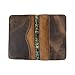 Hide & Drink, Refillable Journal Cover with Strap for Moleskine Cahier, Large Size (5 x 8.25 in.) Notebook, Rustic Protector, Full Grain Leather, Handmade, Bourbon Brown