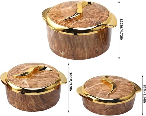 Réchaud isotherme avec couvercles pour soupe et salade - 3