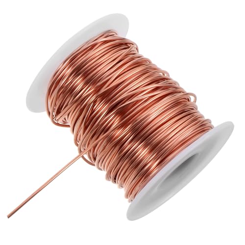 IWOWHERO Bendable Jewelry Wire Insulated DIY Crafts Wire Multifunctional Grounding Wire for Bonsai and Gardening