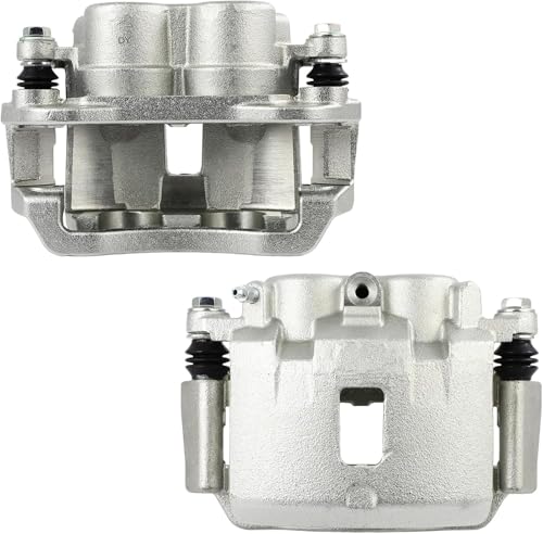 Image of SCITOO 18B4934 18B4935 Rear Left & Right Disc Brake Calipers w /Bracket Fit For Chev For Express 2500 2003-2020,For GMC For Savana 3500 2003-2020, Double Pistons