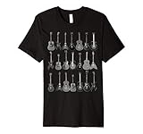 Cute Guitar Rock N Roll Musical Instruments Shirt Gift
