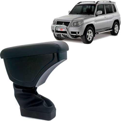 APOIO DE BRAÇO PAJERO TR4 2003 A 2015 PRETO COURO SINTÉTICO