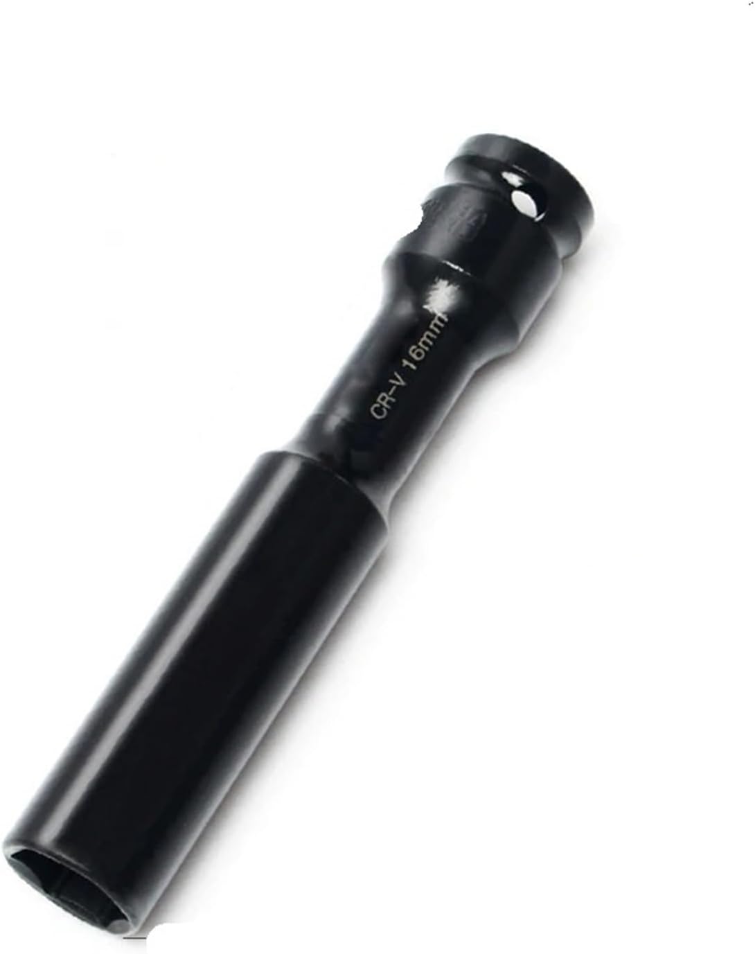 128mm Thin-Walled Sleeve 1/2' Square Drive Lengthen Thin Deepen Hex Sockets Wrench 7mm- 24mm(13mm 1pcs)