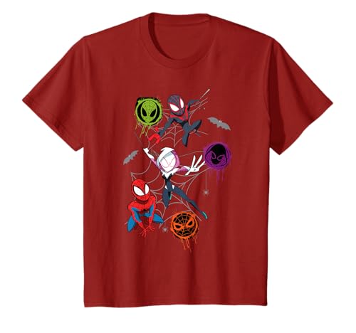 Marvel Spider-Man and Spider-Verse Pals Halloween Adventure T-Shirt