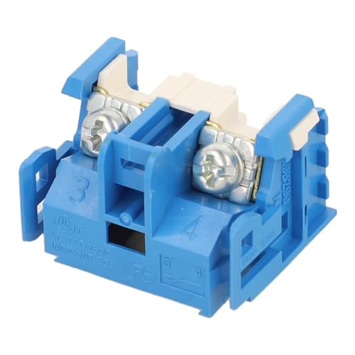 FUJI ELECTRIC AR9B290 Screw Termination, Blue Color, 600 V, Single-Pole Single-Throw, Contact Block, Normally Open Configuration, 10 AMP