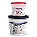 White Epoxy Resin Coating for Floors & Counter Tops, 100% Solids, Self Leveling - 3 Gallon Kit