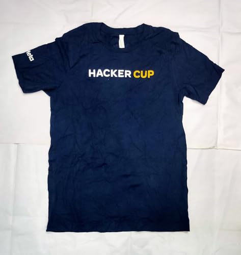 Image of Mens Meta Hacker Cup T-Shirt Size M Blue
