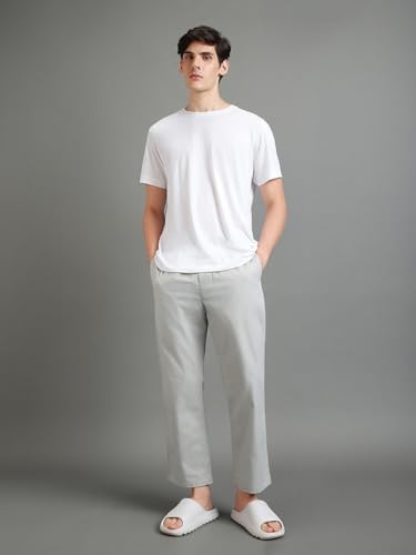 Image of Bewakoof Men's All Over Printed Regular Fit Cotton Pyjamas