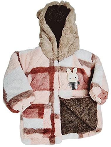 Image of MUKHAKSH (Pack of 1 Kids Warm Woolen for heavy Winter Maroon Zipper Hoodies Jacket
