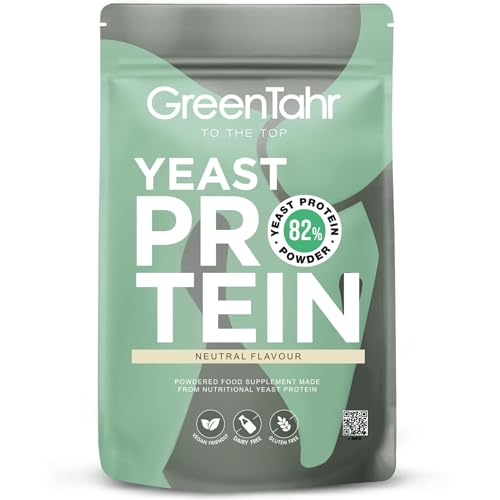Green Tahr Proteína de Levadura Nutricional 82% 750g, Proteína Vegana en Polvo Sin Sabor, Sin Lactosa, Sin Azúcar y Sin Gluten, Proteínas para Masa Muscular, Vegan Protein Origen No Animal