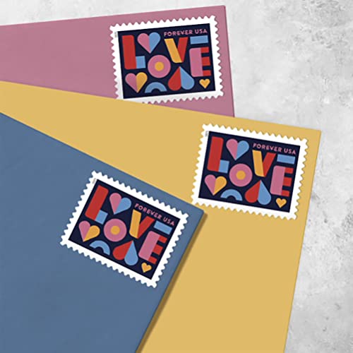 Love Stamps 2 Sheets Of 20 Us Postal First Class Valentine Wedding Celebration Anniversary Romance Party (40 Stamps) #TOP1