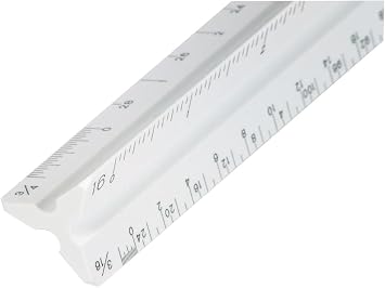 Staedtler 12-Inches Architect Triangular Scale (98719-31BK)