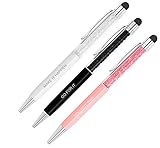 Inspirational Crystal Pen Set Motivational Quotes - Girl Boss - Metal Ballpoint Pen Chic Office...