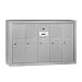 Salsbury Industries 3505ASU Surface Mounted Vertical Mailbox with 5 Doors and USPS Access, Aluminum