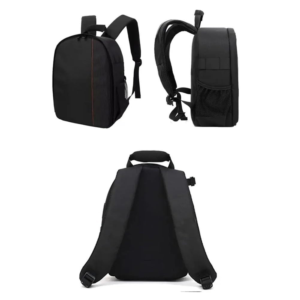 Sac à dos étanche durable pour appareil photo reflex numérique Canon, pour Sony et Olympus avec support de trépied, 8,2 x 12,5 x 5,1 pouces