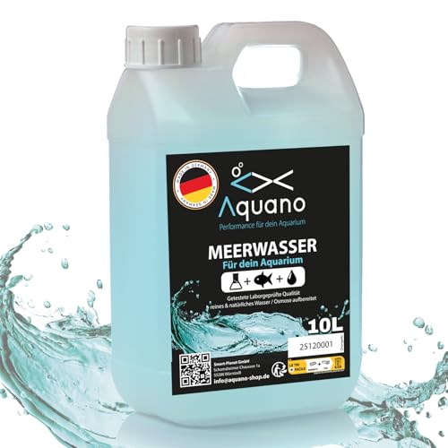 AQUANO Meerwasser Aquarium Riffwasser 2 x 20 L, gebrauchsfertig, hochrein