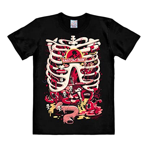 T-Shirt Rick and Morty femme et homme manches courtes imprimé Anatomy Park