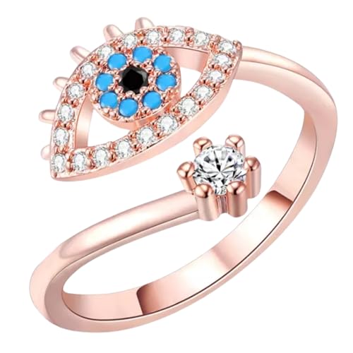 Image of SALTY Anti Tarnish Finger Ring for Women | Adjustable Fancy Jewellery Design | Fashion Accessories for Girls | Minimal Jewelry | Gift for Diwali, Christmas, Marriage, Birthday