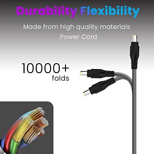 Image of N19C3 N16Q2 N19C1 E15 E5 E1 ES1 65W 19V 3.42A 5.5 * 1.7mm Laptop Charger Compatible with Acer Aspire A515-43-R19L A315-21 A515-51 E5-575 F15 F5 A315-41 A315-53 A317-51 N17Q4 N15W5 PA-1650-86