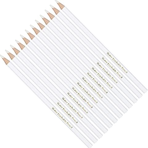 Sewing Marking Pencils Water Soluble Tailor's Chalk for Fabric (White) Cover