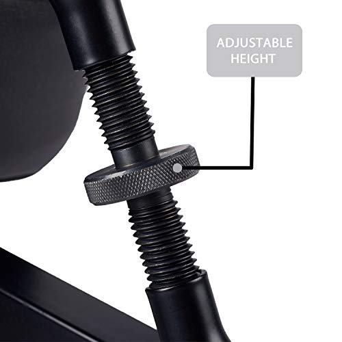 Kneeling Chair with Orthopedic Back Pain Seat, Faux Leather - Manual Adjust, Helps Prevent Coccyx Pain, Kneeling Chair for Better Posture. - Thumbnail 3