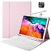 Produktbild Pad Pro 12,9 Tastatur Hülle 2020 Smart Case mit Tastatur für Pad Pro 12,9 Zoll 4. Generation Wireless Wiederaufladbar BT Slim Leder Folio Cover mit Stifthalter,Pencil Aufladen