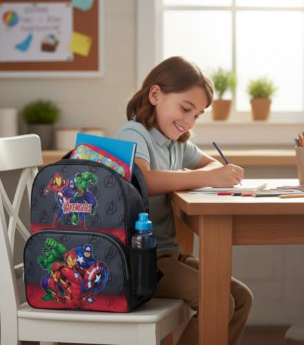 Image of Stylbase 15 Inch 3D Cartoon School Bag for Boys & Girls | Waterproof Lightweight Polyester Kids Backpack with Bottle Pocket | Ideal School Bags for Kids Nursery, LKGClass (3-5 Years)