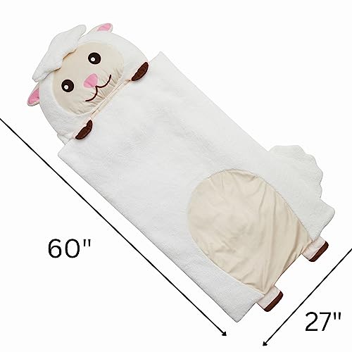 Image of Kid's Nap Buddies Character Preschool Nap Mat, Toddler Sleeping Bag with Pillow for Daycare, Ages 3+