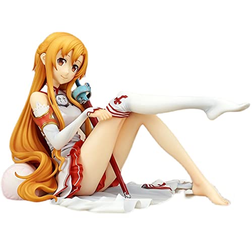 JJRPPFF Figuras de Yūki Asuna/Yuuki Asuna  Modelado estático, Material de PVC, Pintura  Decoración de Modelo de Aberdeen 4,3 Pulgadas/(11 cm)  Anime  Decoración de Figura de Modelo perifér Cover