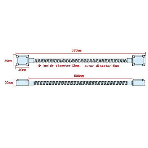13mm Diameter Door Loop Cable Protective Sleeve Connector for Door Intercom