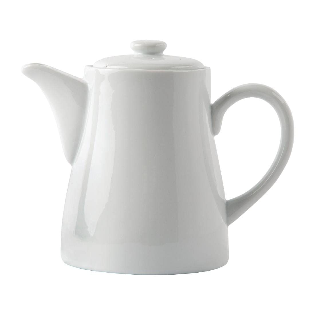 Olympia Whiteware Lot de 4 pots à café en porcelaine Passe au four 653 ml