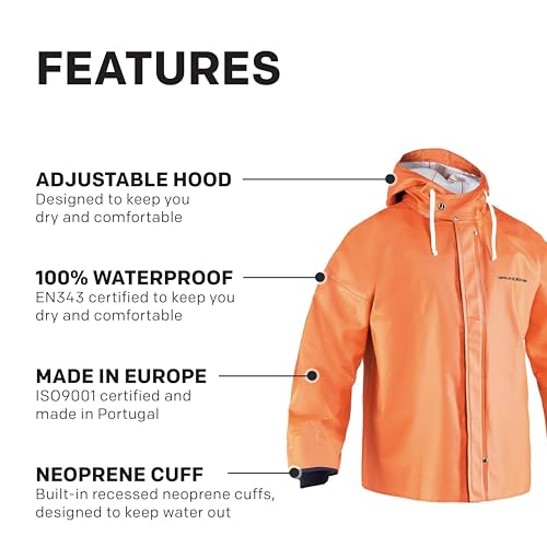 Grundens Brigg 44 Parka - Orange - Large4