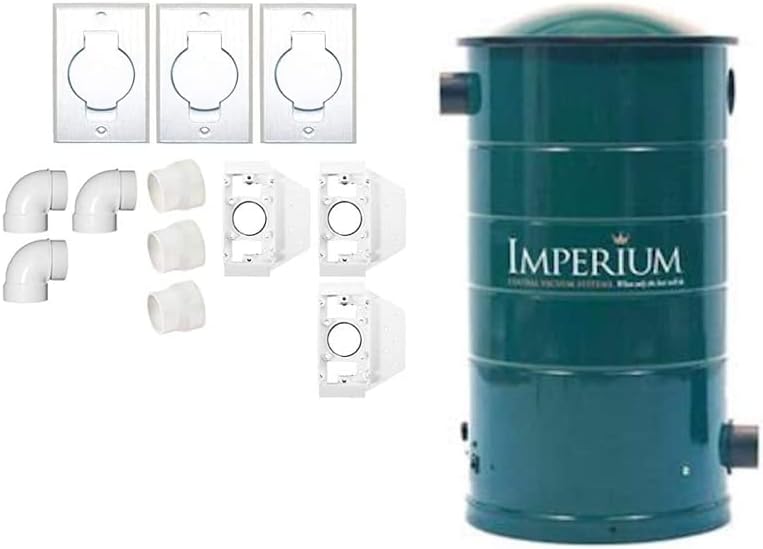 Imperium Central Vacuum Inlet Installation Kit (3) Complete with CV300 Power Unit